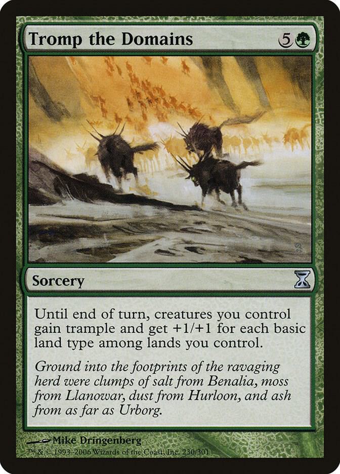 Tromp the Domains 230 card from Time Spiral