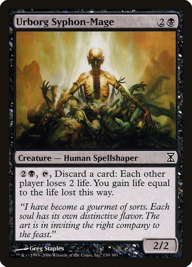 Urborg Syphon-Mage 139 card from Time Spiral