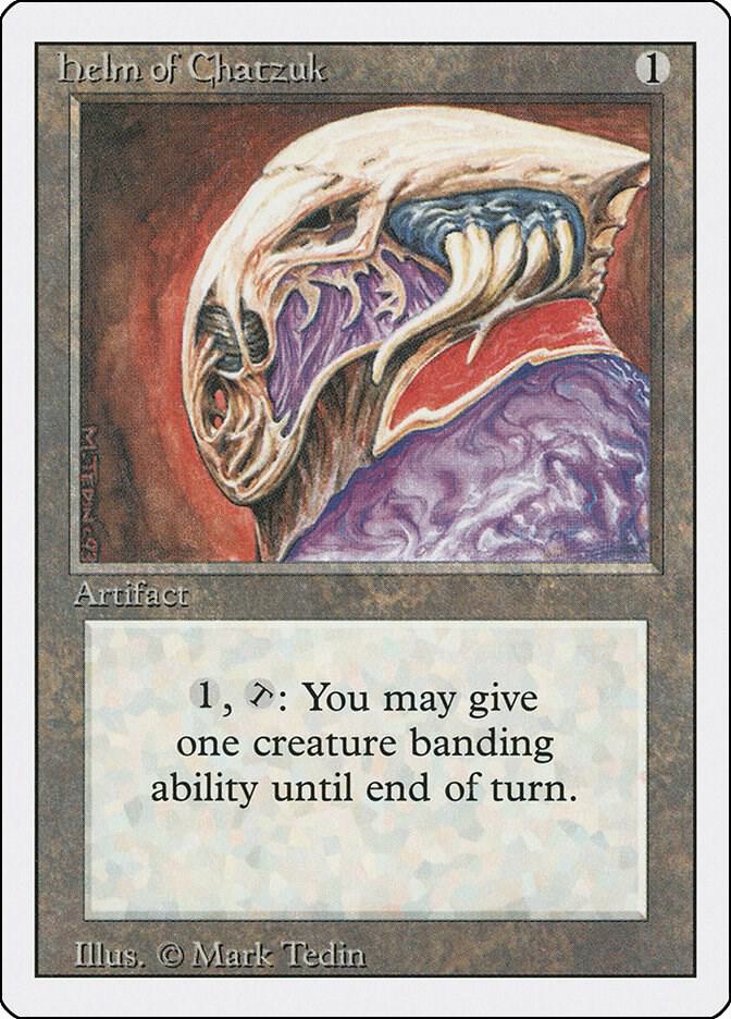 Helm of Chatzuk card from Revised Edition