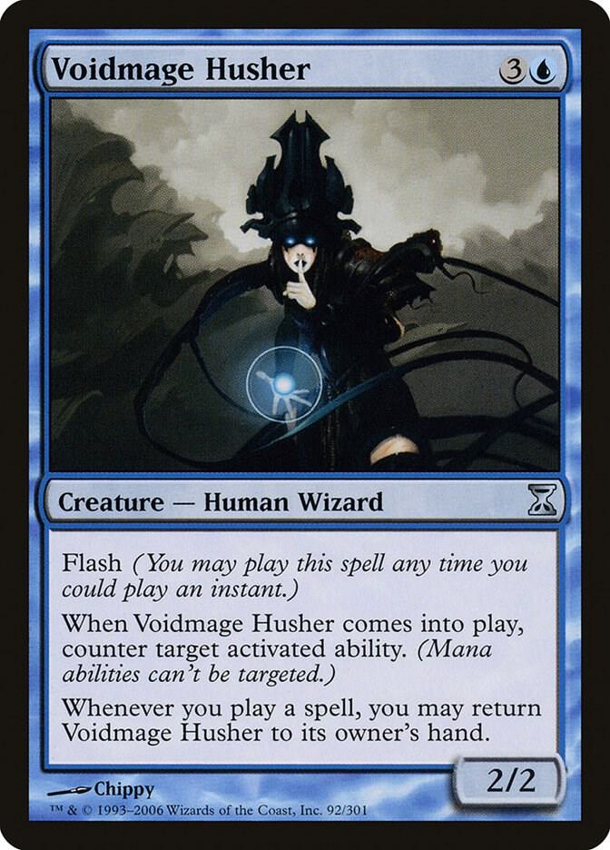 Voidmage Husher 92 card from Time Spiral