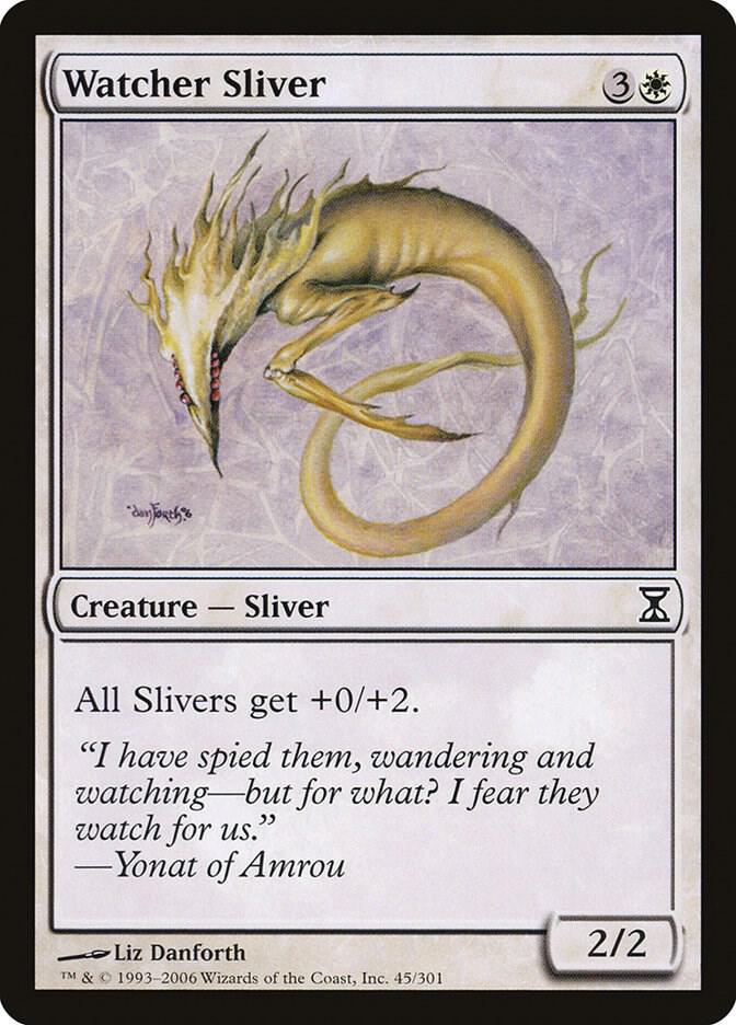 Watcher Sliver 45 card from Time Spiral