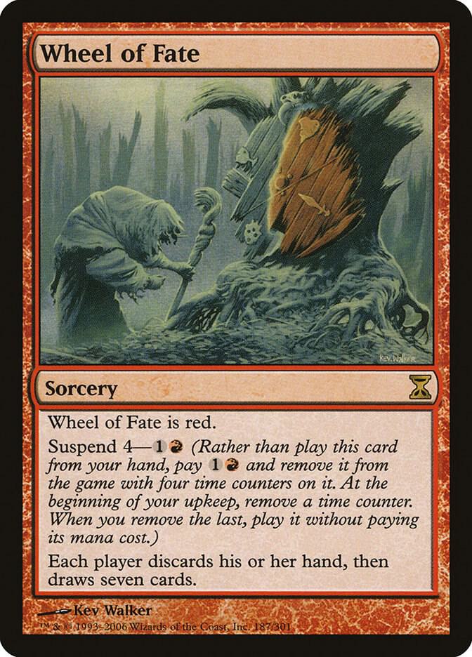 Wheel of Fate 187 card from Time Spiral