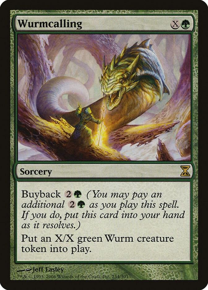 Wurmcalling 234 card from Time Spiral