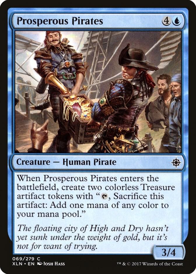 Prosperous Pirates 69 card from Ixalan