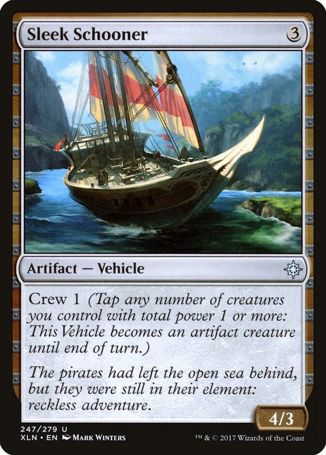 Sleek Schooner 247 card from Ixalan