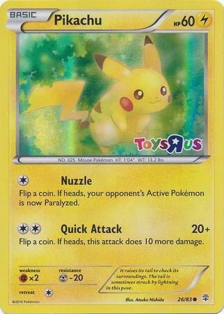 Pikachu - 26/83 (Toys R Us) 026/083 card from Miscellaneous Cards & Products