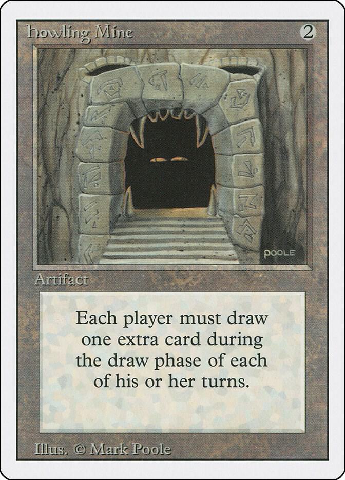 Howling Mine card from Revised Edition