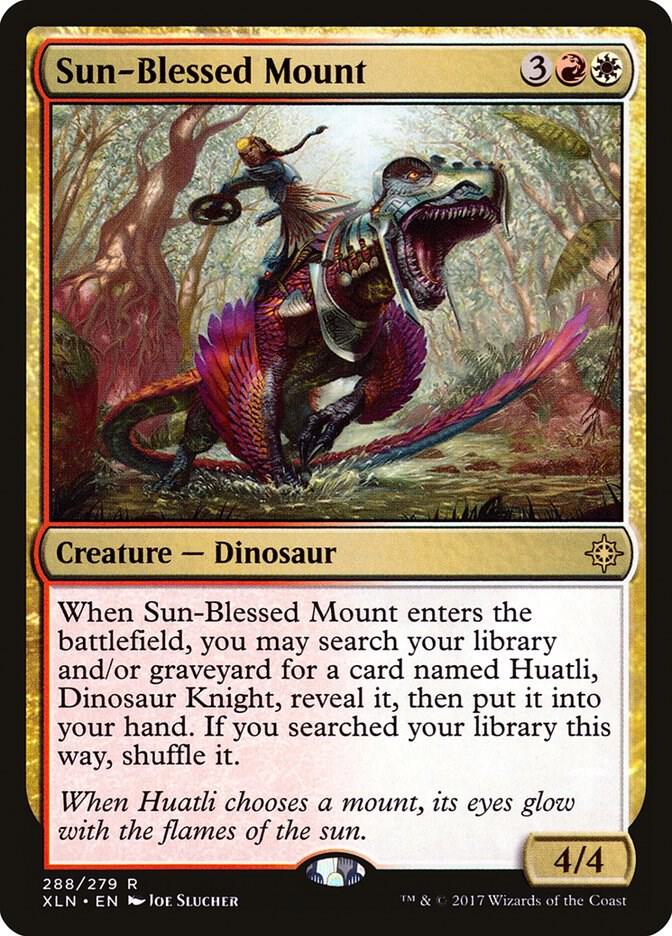 Sun-Blessed Mount 288 card from Ixalan