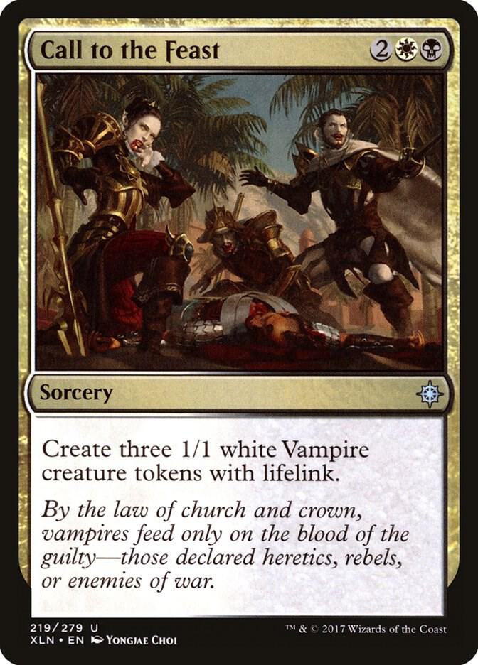Call to the Feast 219 card from Ixalan