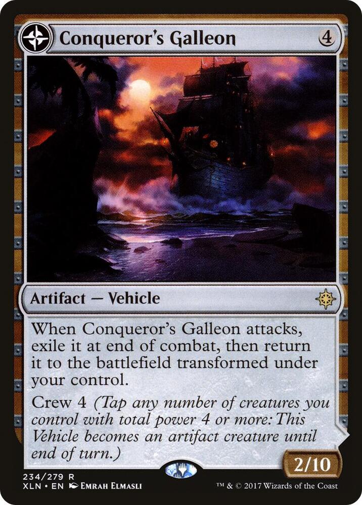 Conqueror's Galleon 234 card from Ixalan