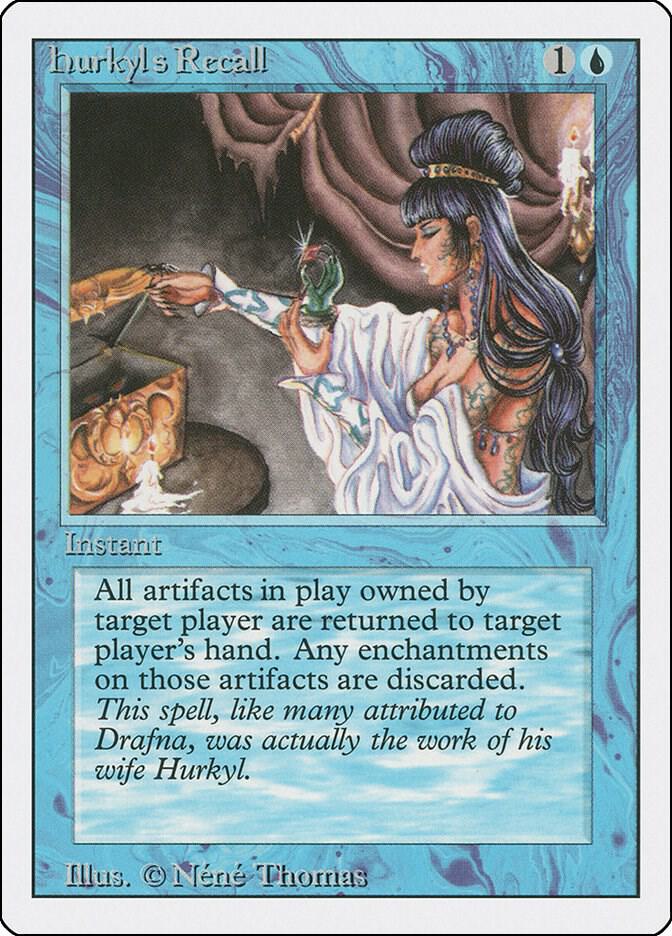 Hurkyl's Recall card from Revised Edition