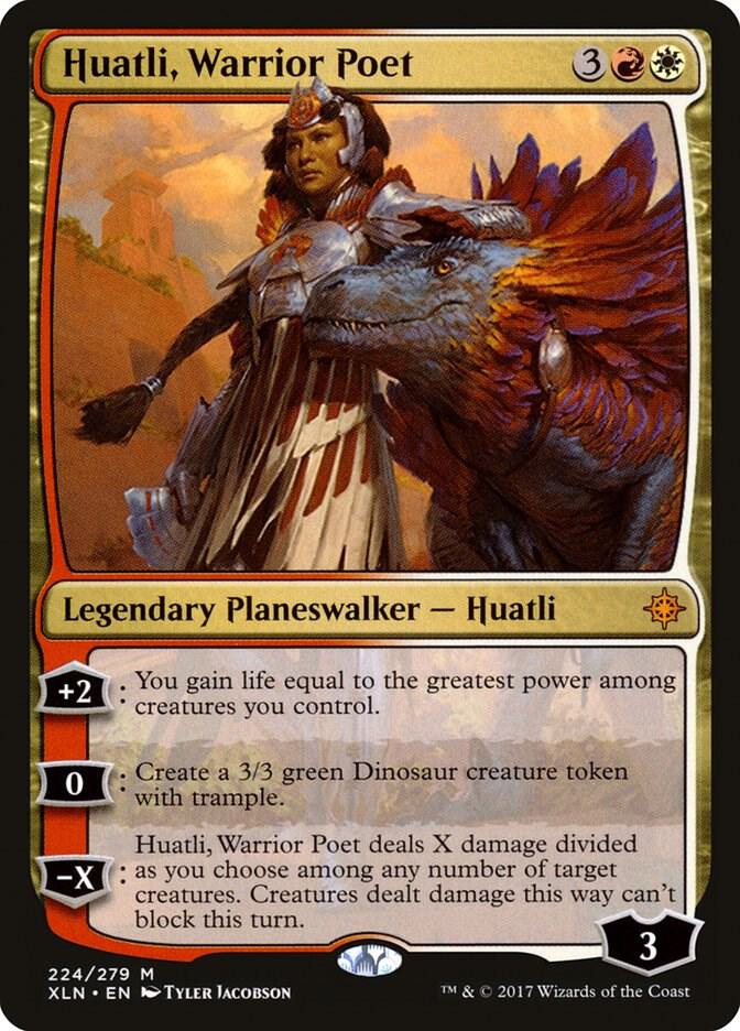 Huatli, Warrior Poet 224 card from Ixalan