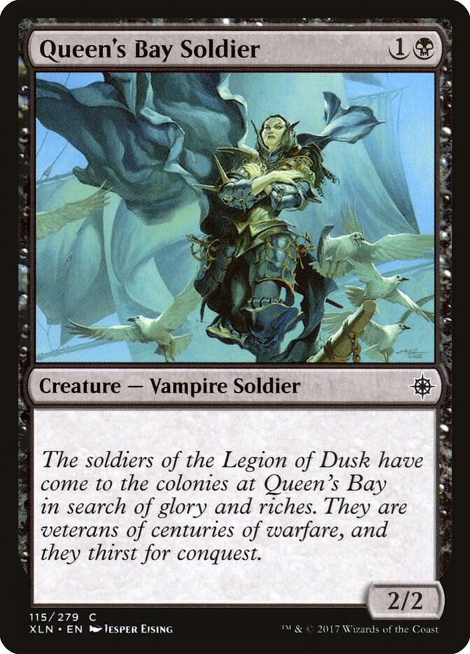 Queen's Bay Soldier 115 card from Ixalan