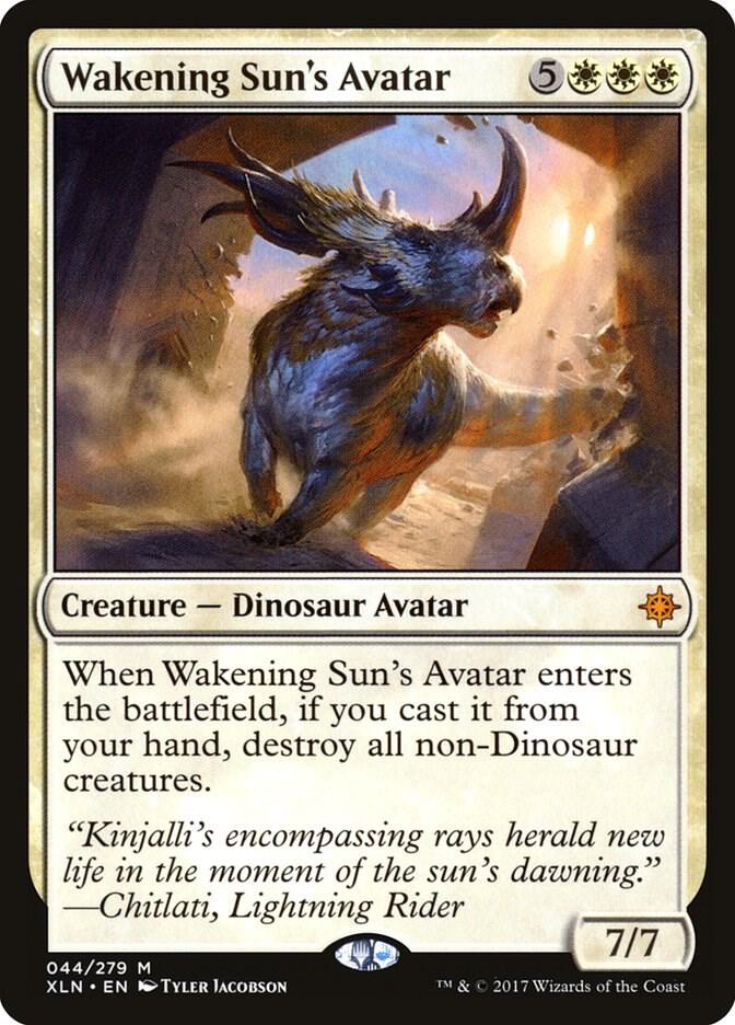 Wakening Sun's Avatar 44 card from Ixalan