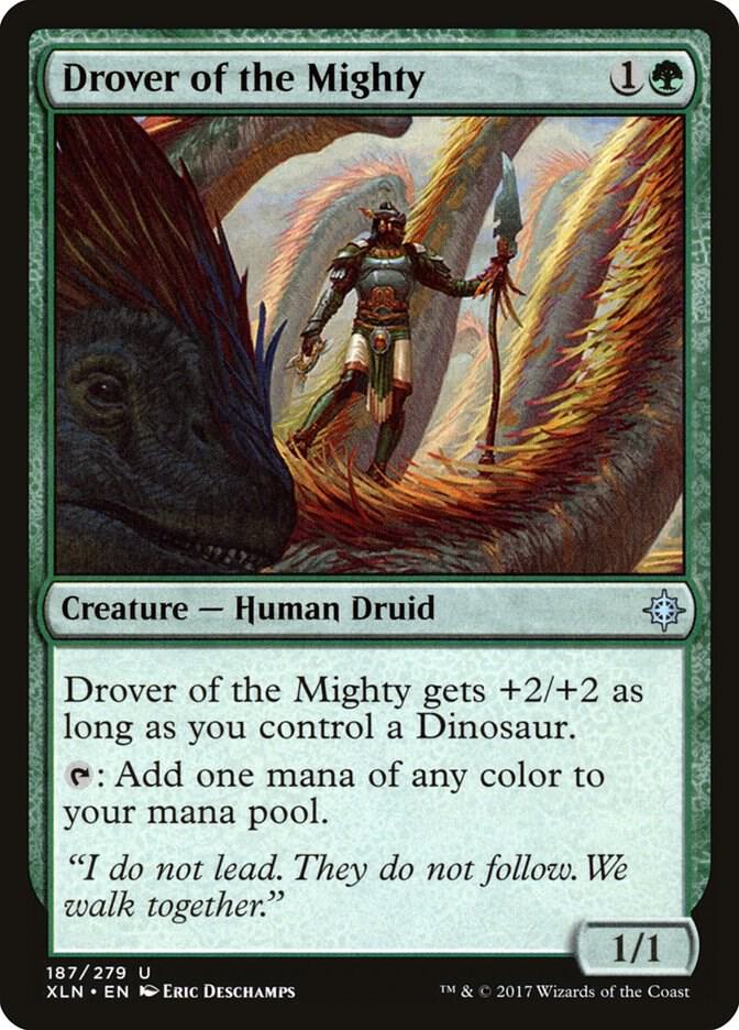 Drover of the Mighty 187 card from Ixalan