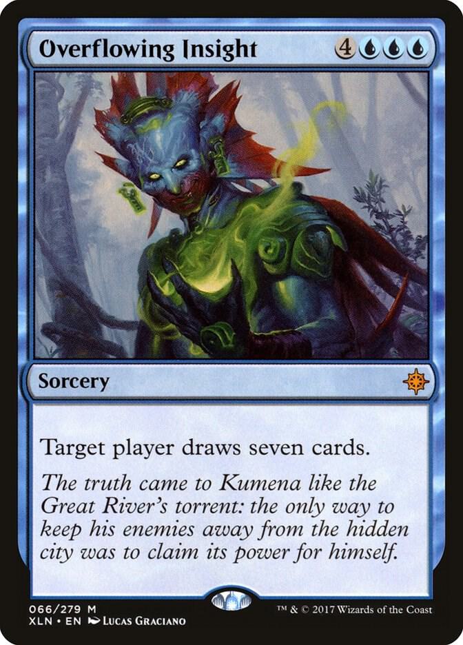 Overflowing Insight 66 card from Ixalan