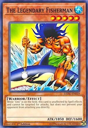 The Legendary Fisherman LEDU-EN019 card from Legendary Duelists