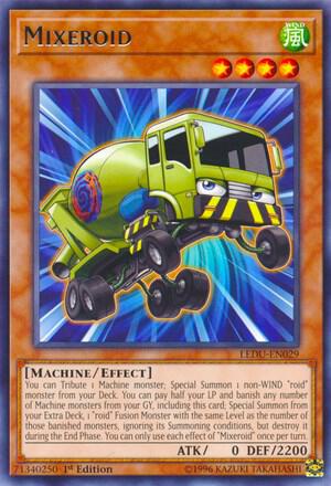 Mixeroid LEDU-EN029 card from Legendary Duelists
