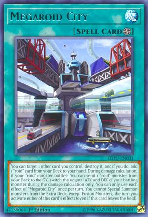 Megaroid City LEDU-EN031 card from Legendary Duelists