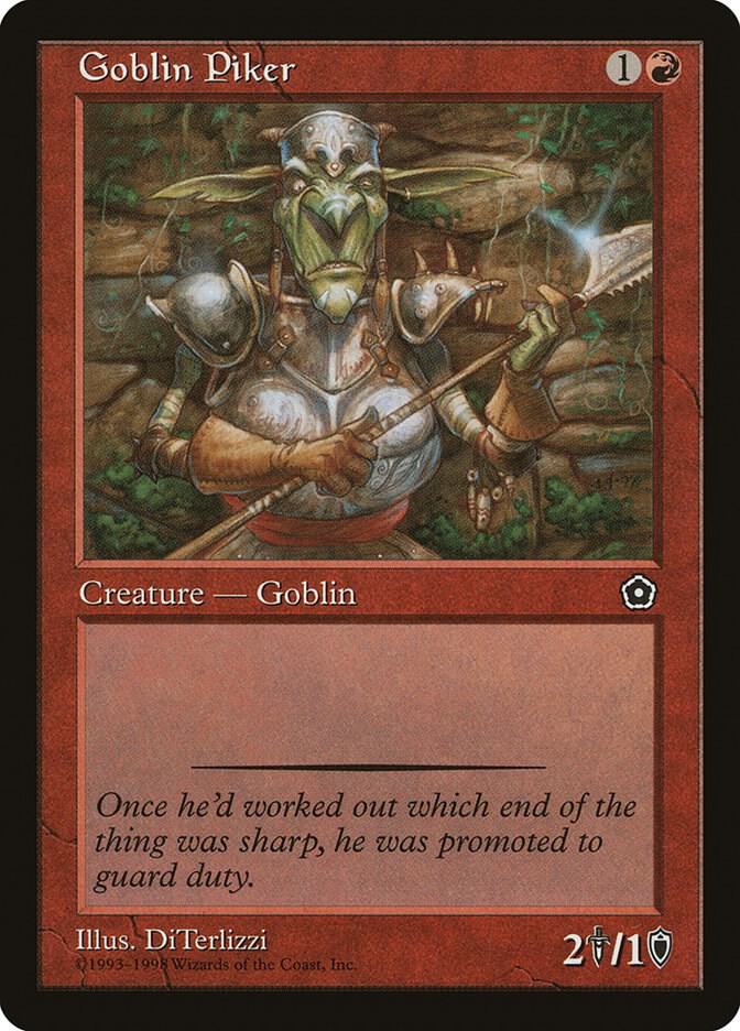 Goblin Piker card from Portal Second Age