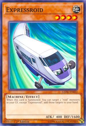 Expressroid LEDU-EN033 card from Legendary Duelists
