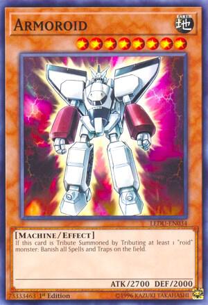 Armoroid LEDU-EN034 card from Legendary Duelists