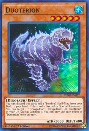 Duoterion LEDU-EN037 card from Legendary Duelists