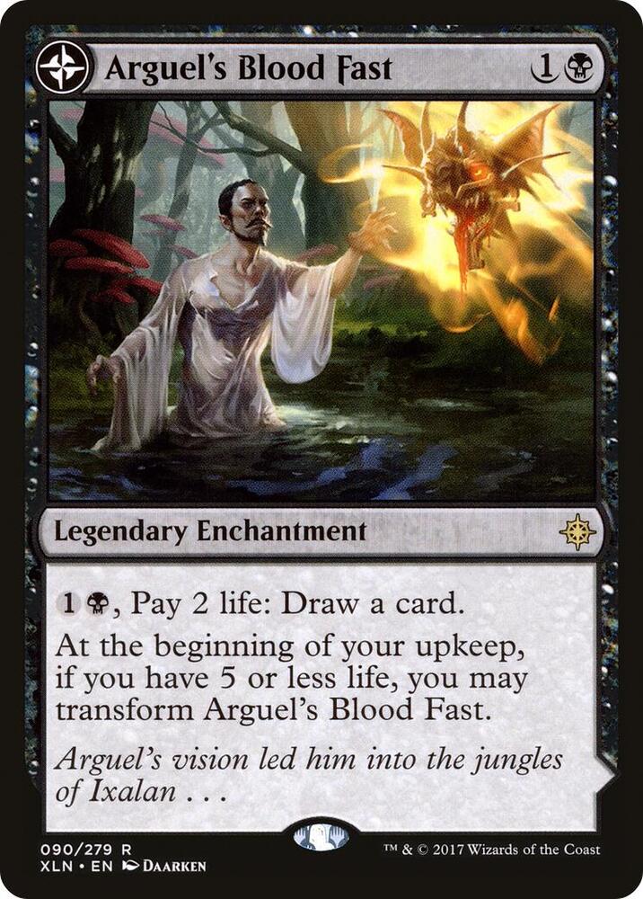 Arguel's Blood Fast 90 card from Ixalan