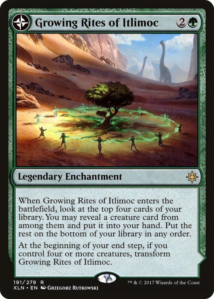 Growing Rites of Itlimoc 191 card from Ixalan