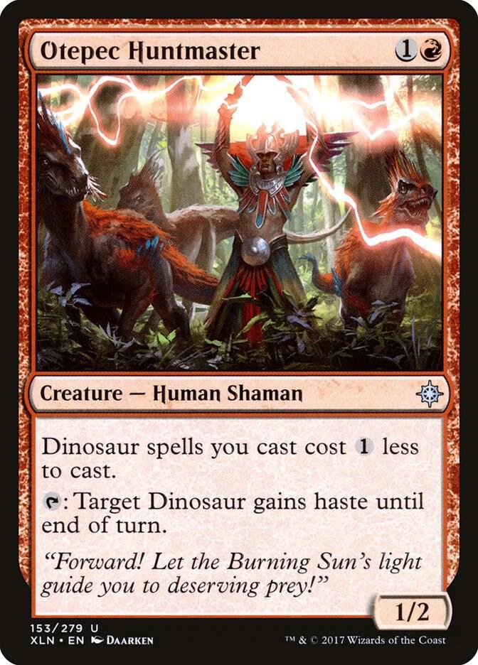 Otepec Huntmaster 153 card from Ixalan