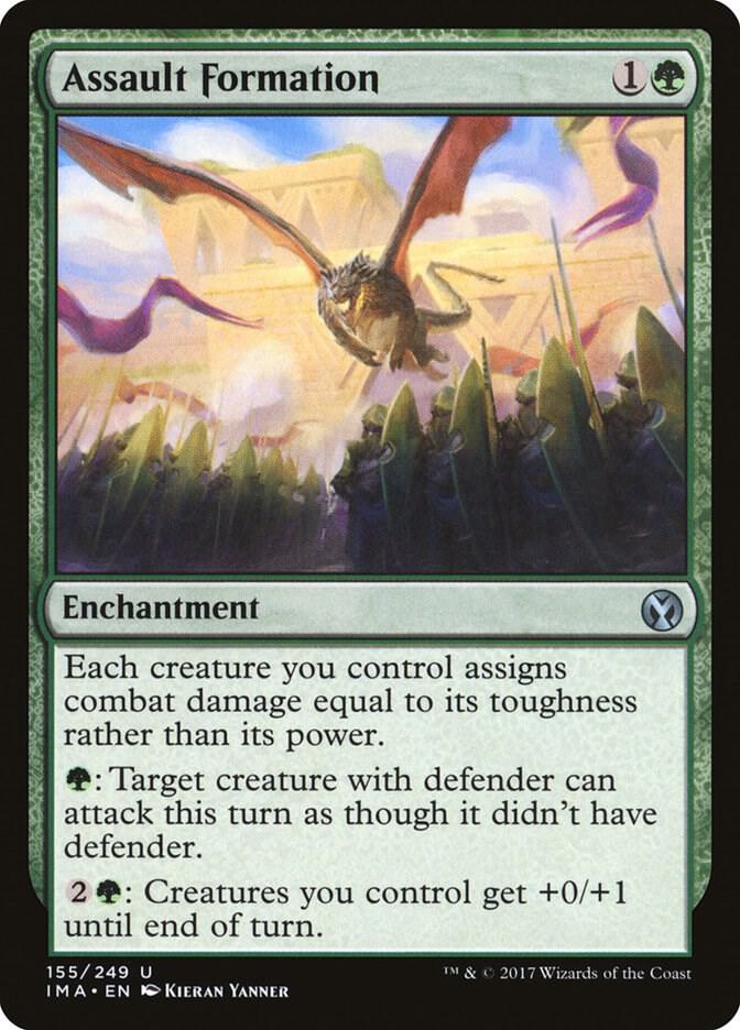 Assault Formation 155 card from Iconic Masters