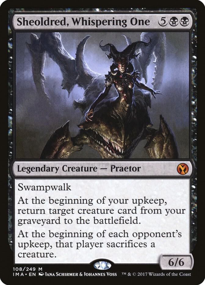 Sheoldred, Whispering One 108 card from Iconic Masters