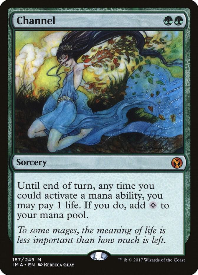 Channel 157 card from Iconic Masters