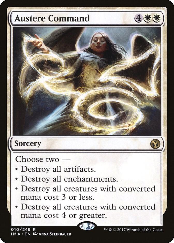 Austere Command 10 card from Iconic Masters