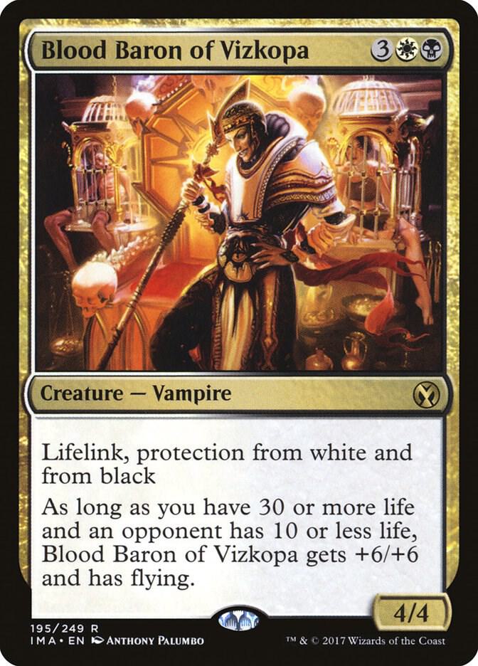 Blood Baron of Vizkopa 195 card from Iconic Masters