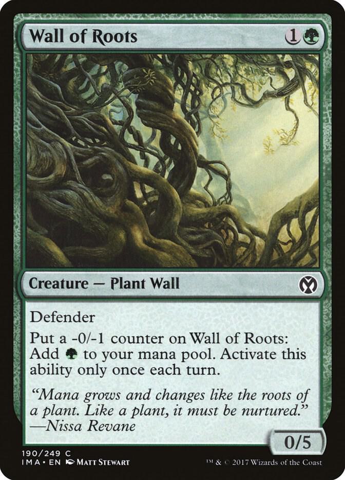 Wall of Roots 190 card from Iconic Masters