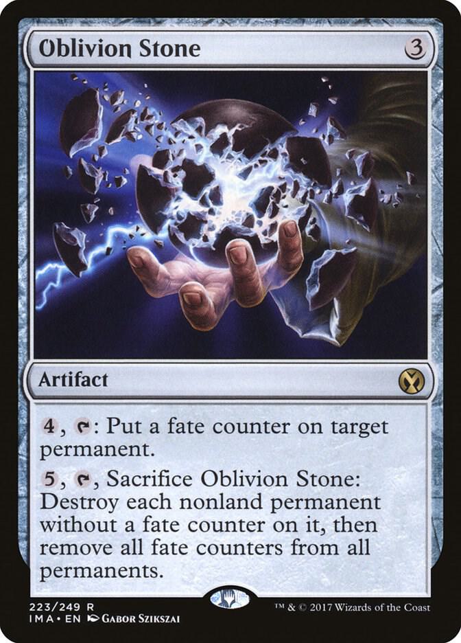Oblivion Stone 223 card from Iconic Masters