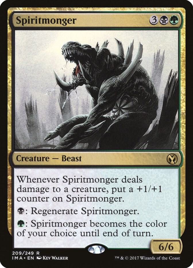 Spiritmonger 209 card from Iconic Masters