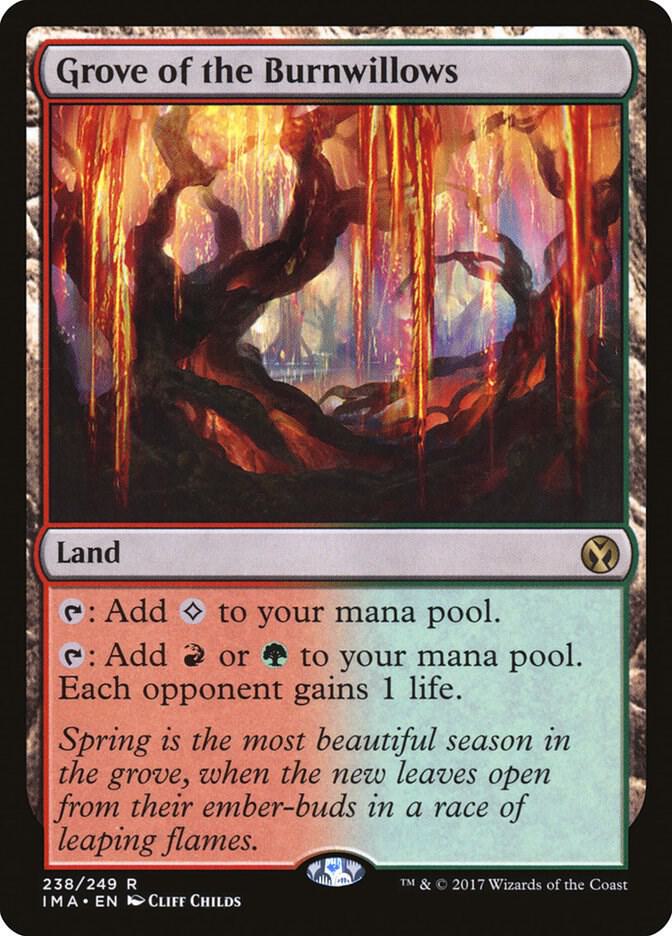 Grove of the Burnwillows 238 card from Iconic Masters