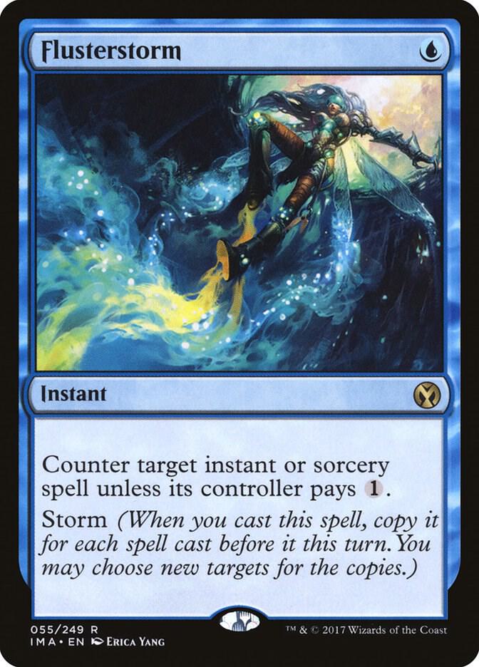 Flusterstorm 55 card from Iconic Masters