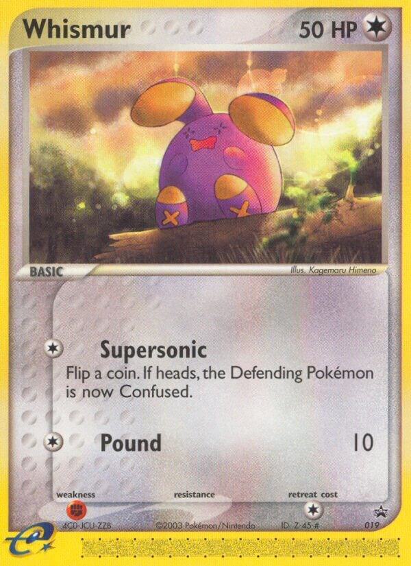 Whismur (Target Promo) 019 card from Nintendo Promos