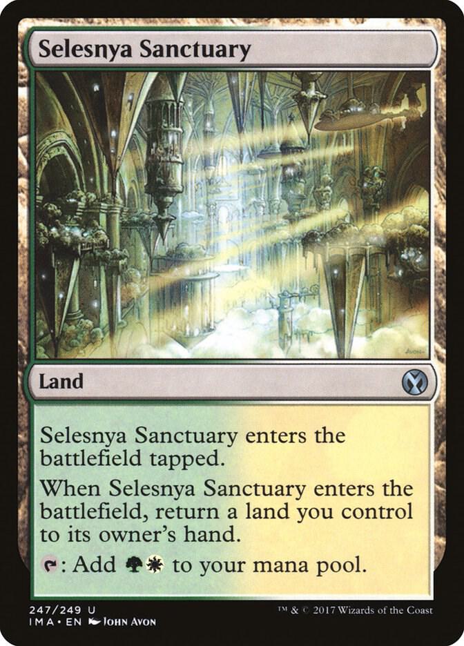 Selesnya Sanctuary 247 card from Iconic Masters