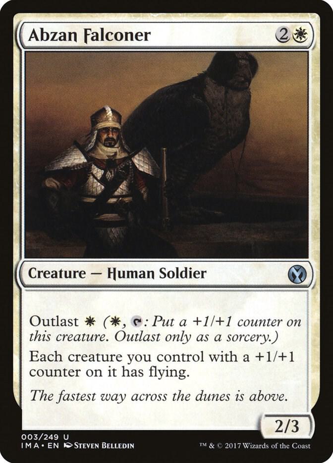 Abzan Falconer 3 card from Iconic Masters