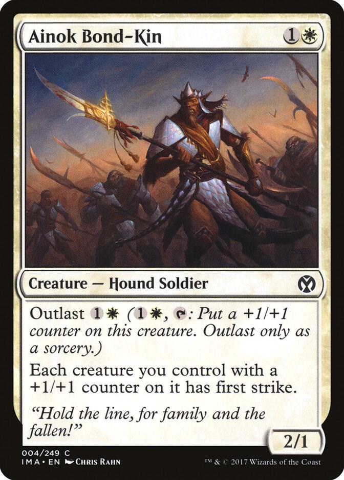 Ainok Bond-Kin 4 card from Iconic Masters