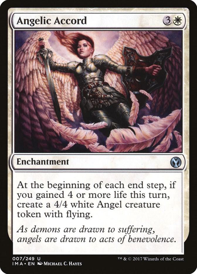 Angelic Accord 7 card from Iconic Masters