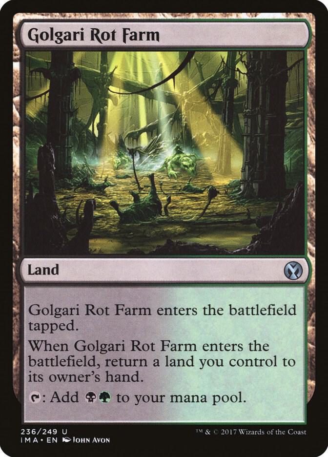 Golgari Rot Farm 236 card from Iconic Masters