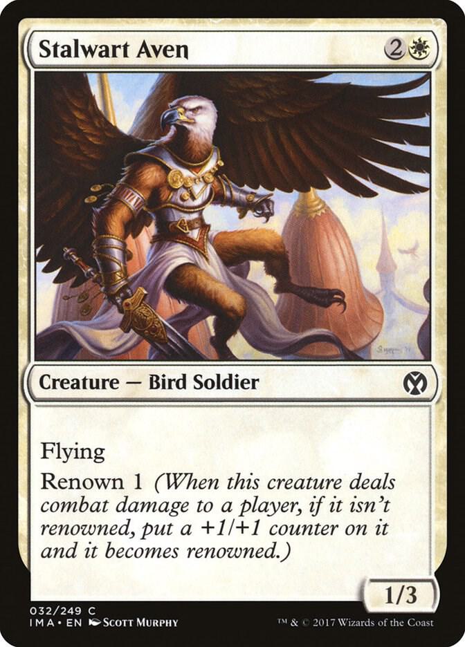 Stalwart Aven 32 card from Iconic Masters
