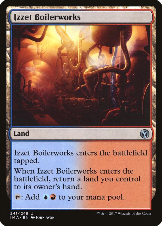 Izzet Boilerworks 241 card from Iconic Masters