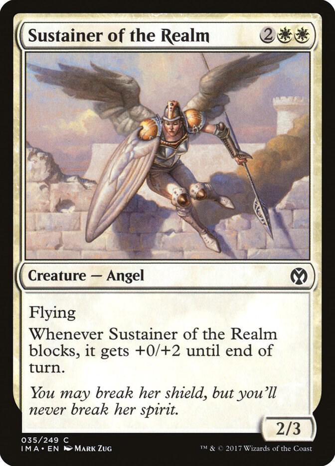 Sustainer of the Realm 35 card from Iconic Masters