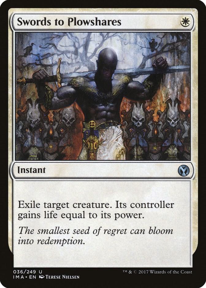 Swords to Plowshares 36 card from Iconic Masters